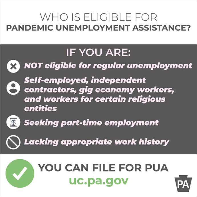 Who is Eligible for Pandemic Unemployment Assistance (PUA) 
