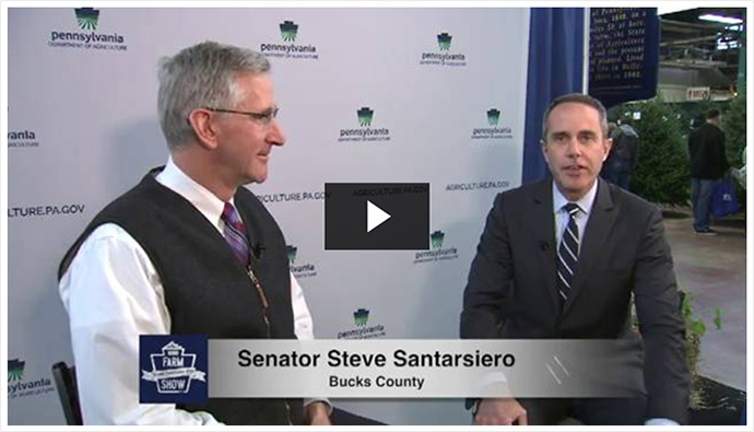 Sen. Santarsiero on the 2019 Farm Show with Agriculture Secretary Russell Redding - Watch Interview
