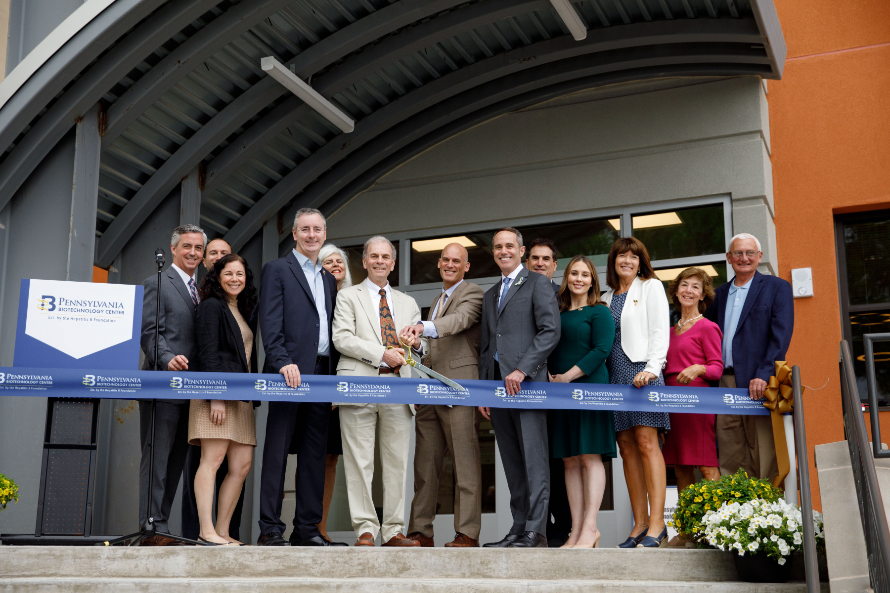 May 20, 2022: Pennsylvania Biotechnology Center new building ribbon cutting.