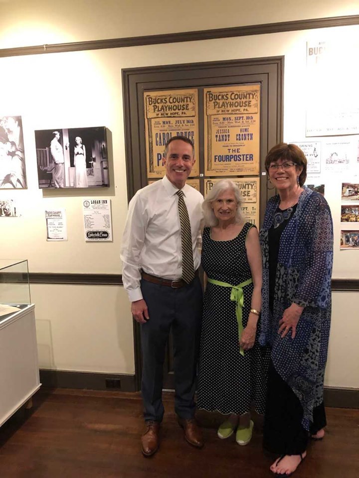 July 2, 2019: Senator Santarsiero celebrating the 80th anniversary of the opening of the Bucks County Playhouse