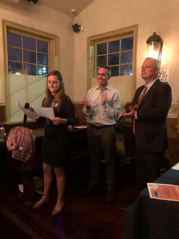 October 16, 2019: Senator Santarsiero at Vault Brewery in Yardley for a Climate on Tap event with PennEnvironment and Conservation Voters of PA.
