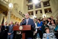 April 10, 2019: Senator Steve Santarsiero joins colleagues to introduce legislation to abolish the statute of limitations for a list of sexual offenses, regardless of whether the victim was a child or adult when the crime occurred.