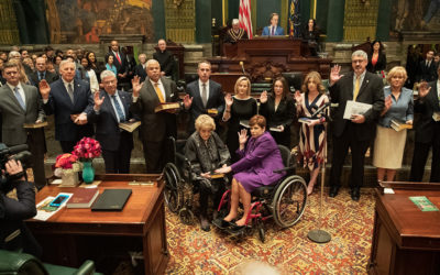Steven Santarsiero Sworn in as State Senator for the 10th District