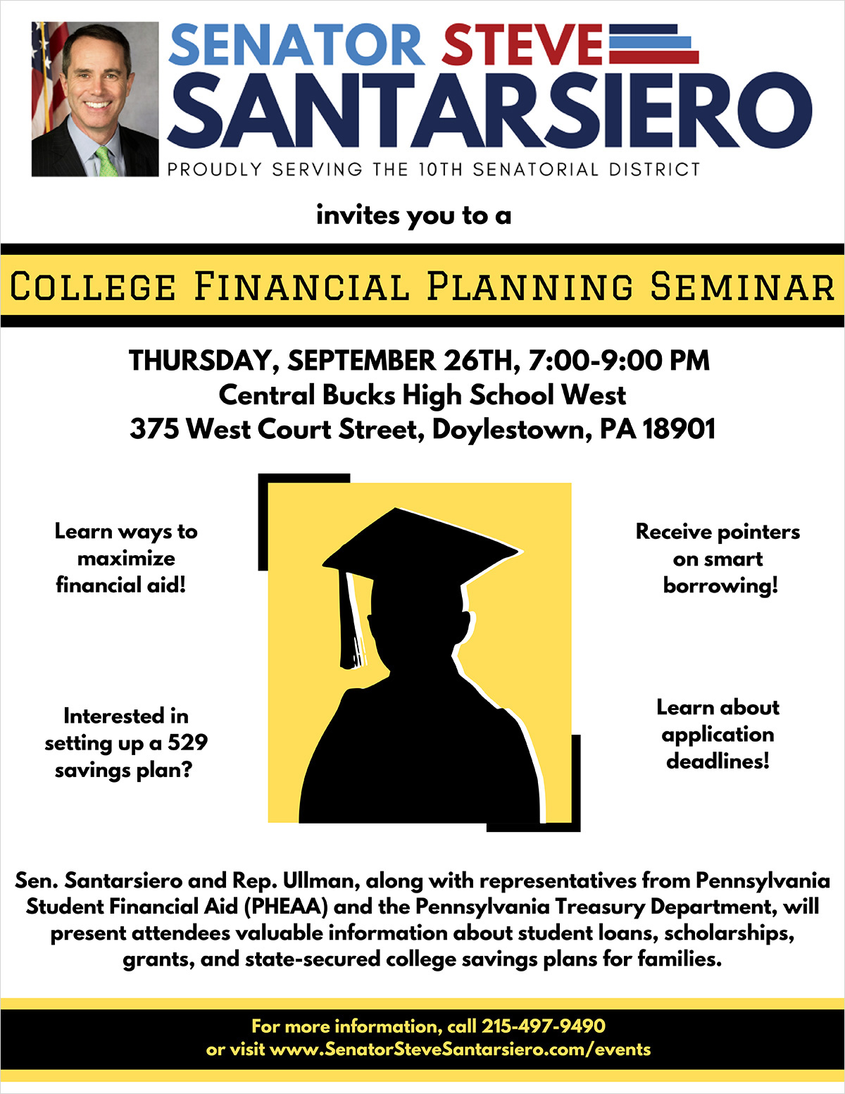 College Planning Seminar - Sept. 26, 2019