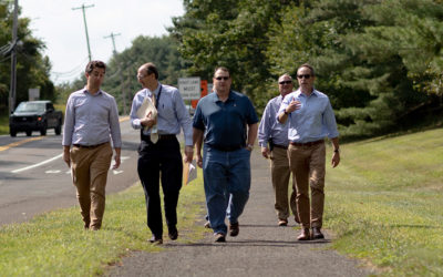 Senator Santarsiero Tours PennDOT Roads and Bridges