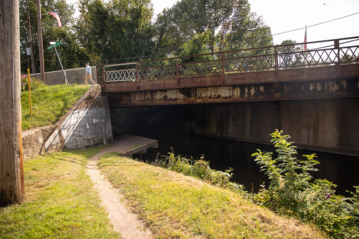 N. Pennsylvania/Union Street bridge in Morrisville Borough. 