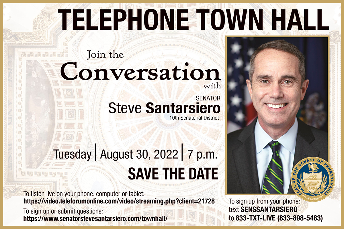 Telephone Town Hall - August 30, 2022