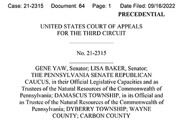 Third Circuit Court of Appeals Decision - September 16, 2022