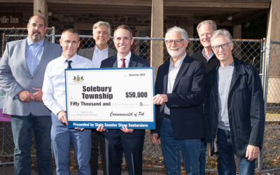 La senadora Santarsiero consigue 50.000 dólares para ayudar al municipio de Solebury a controlar las inundaciones en Carversville