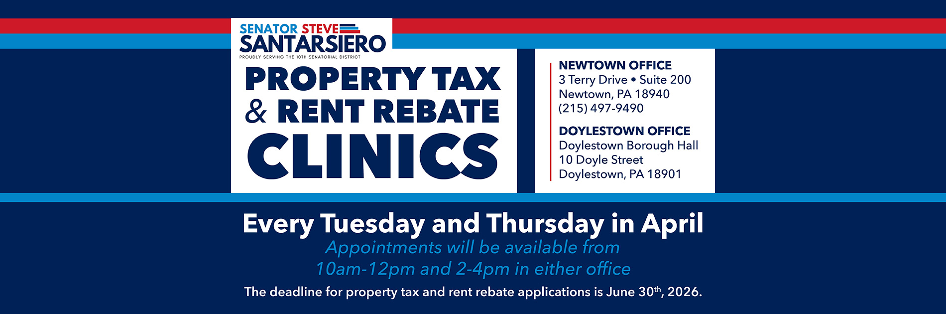 Property Tax/Rent Rebate Clinic - April 2026