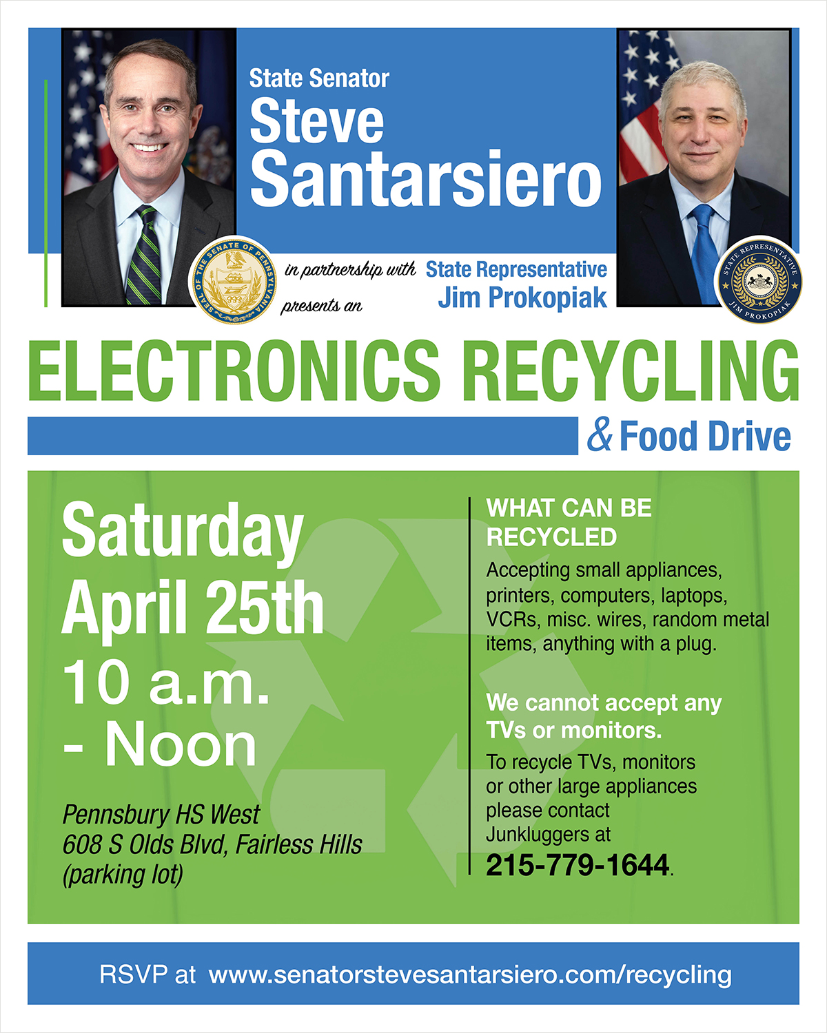 Electronics Recycling Event and Food Drive